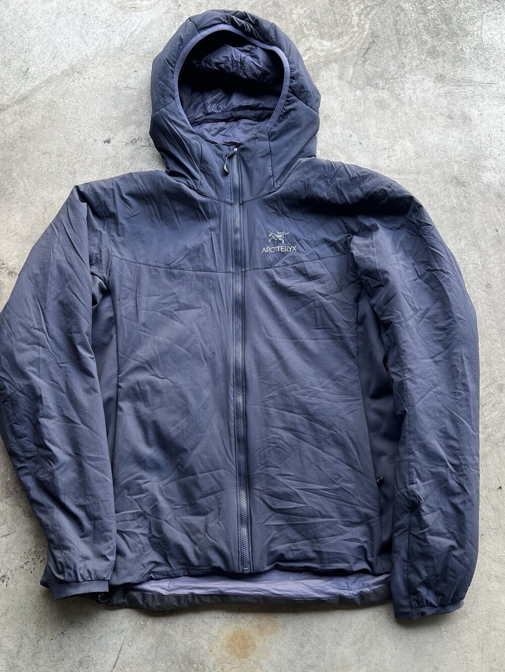 Arc'teryx Atom Insulated Hoody Women's size XL Zip Jacket Blue Purple